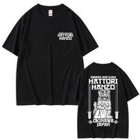 Summer Hattori Shimada Hanzo Red Sword Sushi Kill Bill Okinawa Japanese Talentino Tshirt Mens Casual Cotton Retro Short Top S