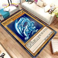 Yu-Gi-Oh MONSTER CARD Anime ploto kilimėlis, didelis, kiliminis kilimėlis svetainės miegamojo sofos durų kilimėliui dekoruoti, vaikų neslystantis 3D grindų kilimėlis 40x60cm(15x23in)