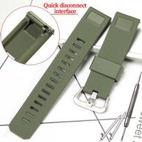 PRW-61 serijos PRW-6900Y dirželis Casio PROTREK PRW-6800 PRW6900 PRW-3400 vyriškam laikrodžiui TPU vandeniui atsparus keičiamasis dirželis Laikrodžio priedai 23mm