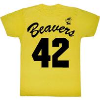 Teen Wolf Beavers Jersey 100% Cotton T-shirt Mens Tees Top 2XL