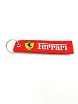 Aukštos kokybės dvipusis siuvinėtas logotipas Raktų pakabuko pakabukas Dekoratyviniai priedai Ferrari Roma 488 Portofino F8 Roma Spider SF90