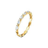 Swarovski Vittore Marquise Auksu dengtas žiedas Moteriški žiedai 5535227 Box (Random Color),60