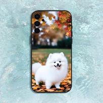 Cute Pomeranian Dogs Phone Case For Samsung S25,S24,S21,S22,S23,S30,Ultra,S20,Plus,Fe,Lite,Note,10,9,5G Black Cover Samsung S24ULTRA