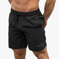 Men Casual Quick Dry Shorts Gym Fitness Bodybuilding Workout Running Sports Short Pants Beach Shorts M juoda