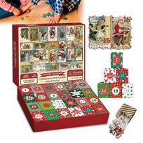 Holiday Puzzle 24 Days Santa Advents Calendar Festival Countdown Surprise Present Box For Children Adults China Mainland