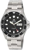 Orient Diver Style Men's Automatic/Manual Watch, Stainless Steel, Black, 200m Water Resistant juoda