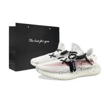 Adidas Originals Yeezy Boost 350 V2 Abrasion Resistant Low top Casual Shoes Unisex White HQ6316(Team373-BOX) 38⅔