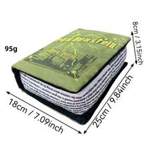 Frankenstein plush creative toy Frankenstein pillow book doll doll gray