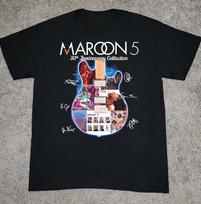 NEW Maroon 5 Band 30th Anniversary T-shirt Unisex Heavy Cotton All Sizes L gray