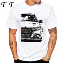 Drive Civic Type R FK2 Best Shirt Car Design TShirt New Summer Men Short Sleeve Vintage Boy Casual Tops Harajuku Man White Tees S
