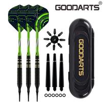 Soft Tip Darts Set  Aluminum Shaft Professional Darts Plastic Tip Sets 2BA Replacement Tips žalia