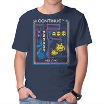 Unisex Crew Neck T-Shirt Retro Arcade Gaming Graphic Short Sleeve Casual Tee S