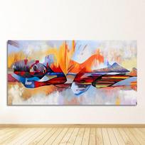 Paveikslai ant drobės Religiniai plakatai ir spaudiniai Sienų menas Kabantys paveikslėliai svetainės dekoravimui Didelis Lordas Budos abstrakčius aliejus 20X40CM No Framed