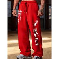 Trendy Men's Multifunctional Solid Color Drawstring Loose Casual Sports Pants Suitable for Outdoor and Home Wear in Spring and Autumn S raudona