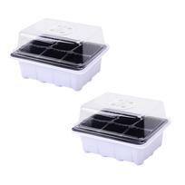 Indoor Propagation Box Greenhouse Propagation Set Tray With Lid And Ventilation balta