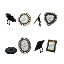 4Pcs Mini Retro Picture Frame,Small Antique Picture Frame Tiny Photo Frame Wallet Frame for Tabletop Decorations