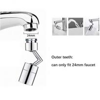 Robinetterie cuisine,Tête de pulvérisation universelle pour lavabo,filtre à 720 degrés,adaptateur d'extension de robinet - Type 02