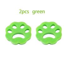 Pet hair brush,Pet hair remover,Washing machine,dog hair catcher - 2pcs-green