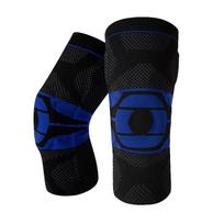 2025 Promotion OEM ODM Soft Breathable Single Knee Protective Gear Flexible Sports Equipment for Volleyball Yoga Running Cycling S tamsiai mėlyna spalva