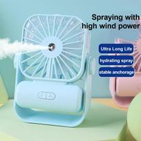 Mini Handheld Fan Air Conditioner USB Rechargeable Portable Humidifier Mist Cooler Cooling Spray Fan for Home Office balta