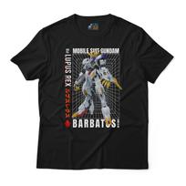 Gundam Barbatos Lupus Rex ASW-G-08 Graphic T-Shirt – Gundam Mecha Anime Tee M