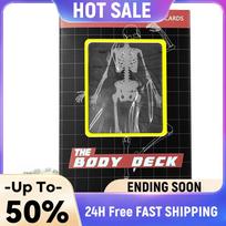 Funny Anatomy Poker Reusable Body Transparent Playing Cards Multi-Purpose Human Anatomy Playing Cards for Friend Gifts China Mainland