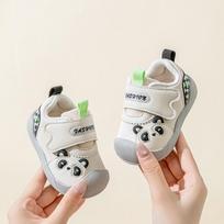 Bramille 2025 Autumn Baby Toddler Leather Walker Shoes for Boys & Girls - Non-slip Soft Sole. Size 17: 12.3cm inside, fits 11.8cm foot