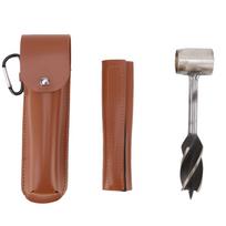 Outdoor Survival Multitool Stainless Steel Hole Drilling Punching Tool with Storage Bag ruda