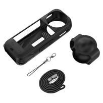 Silicone Cover Case Fit for Insta360 X5 Panoramic Action Camera Protector Sleeve Cover for Insta 360 X5 Anti-scratch Accessories for Insta360 X5