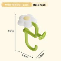 1pcs Detachable Desk Edge Bag Hook Practical Punch-free Hanging Bracket Student Daily Office Bag Organizer balta