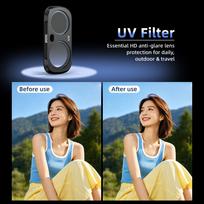 Objektyvo filtrų rinkinys, skirtas Insta360 Luna Ultra CPL ND MCUV VND Optinio stiklo Anti Light filtras Rinkinys, skirtas Insta 360 Luna Ultra priedui gray