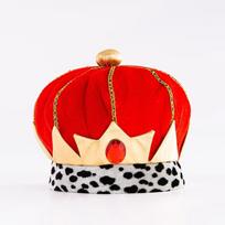 Pharaoh Crown Hat Dress Up Halloween Costume Cap Men Male Prince King Hat  Party Decoration raudona