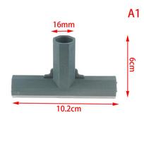 16MM PVC jungtis Stabilus atraminis tvirtas šiltnamio rėmo statybos jungiklis