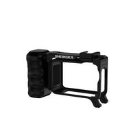 Street Grip Kit For DJI Osmo Action 6 Hand Grip Mount Quick Release Rabbit Cage with Shutter Button Protective Frame Accessory