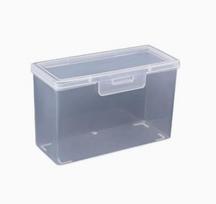 Transparent Plastic Playing Card Storage Box for One Size