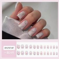 Press- Nails Glitter Line Design and Elegant one size rožinė
