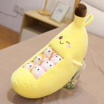 60cm Mielas pliušinis avokado žaislas Animacinis braškių įdaryta morkytė Bananų pagalvė Vaisiai Vaikų žaislas Kawaii Gimtadienio dovanos