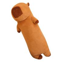 90-120cm Cartoon Capybara Stuffed Plush Toys Lovely Soft Long Capibara Sleeping Pillow Cushion Dolls Girl Birthday Gift 90cm ruda