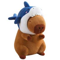 New 35/55cm Shark Capybara Plush Doll - Lifelike Cosplay Stuffed Animal Capybara Pillow Soft Toy Gift 35cm ruda
