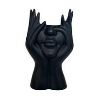 1-2pcs Multifunctional Human Body Art Styling Organizer Creative Nordic Abstract Face Storage Tools Tabletop Eyebrow Pen Holder