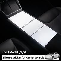 For Tesla Model 3/Y/YL Central Control Panel Silicone Static Protection Sticker Anti Scratch Car Interior Accessories