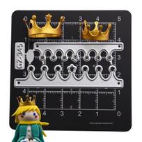 Ultra-light 3D Cartoon Figure Clay Crown Die-cut Mold for DIY Headdress Decoration Mini Carbon Steel Crown Die-cut Mold