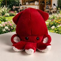 Hot 1pc 10cm Octopus Plush Pendant Stuffed Colorful Ocean Animal Cartoon Key Chain Decor Plushie For Bag Gift Child Accompanying raudona