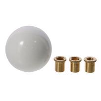 Universal 5 6 Speed Shifter Knobs Gear Shift Knob Round Ball Shift Knob Automatic Shifter  for Car (Purple,White) balta