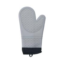 Silicone Oven Gloves Microwave Oven Gloves Heat Resistant Baking Antiscald Thickened Baking Gloves pilka spalva