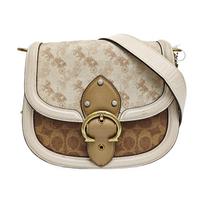[Pre-Owned] Beat 22 Monogram Print Canvas And Leather Saddle Bag - Good #1PT14ZV ONE SIZE