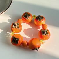 Dopamine Simulation Fruit Bracelet Resin Summer Bohemian Jewelry Hand Chain Beads Bracelet  Party Style 8