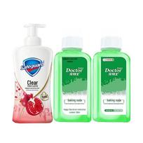 Safeguard Red Pomegranate Shower Gel & DoctorB Mouthwash Set