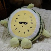 Žavinga arbūzo pliušinė pagalvė, miego draugas - mergaitės medžiaginis lėlė, gimtadienio dovana 35 cm 0.4 kg