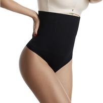 Thong Seamless Waist Slimming Effect [ADOSSY] High-waisted Shorts, Shaping, (3XL/4XL, Black) juoda